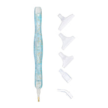 Load image into Gallery viewer, Sequins Diamond Painting Pen with Clay with 6 Tips Glitter Diamond Art Pen