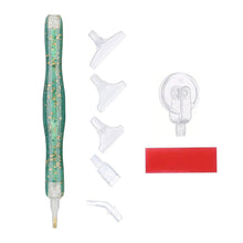 Load image into Gallery viewer, Sequins Diamond Painting Pen with Clay & 6 Tips Glitter Diamond Art Pen