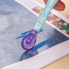 Load image into Gallery viewer, Sequins Diamond Painting Pen with Clay & 6 Tips Glitter Diamond Art Pen