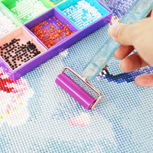 Load image into Gallery viewer, Sequins Diamond Painting Pen with Roller & 5 Tips Glitter Diamond Art Pen