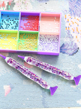 Load image into Gallery viewer, Sequins Diamond Painting Pen with 12 Tips Diamond Art Drill Pen for Art Crafts