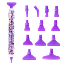 Load image into Gallery viewer, Sequins Diamond Painting Pen with 12 Tips Diamond Art Drill Pen for Art Crafts