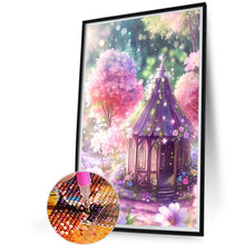 Load image into Gallery viewer, Diamond Painting - Full Round - Dream pink tree house (40*60CM)