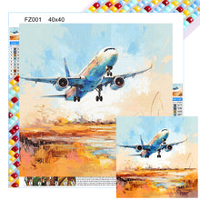 Load image into Gallery viewer, Diamond Painting - Full Square - Transportation airplane taking off (40*40CM)