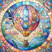 Load image into Gallery viewer, Diamond Painting - Full Square - Transportation pink hot air balloon (40*40CM)