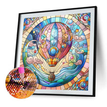 Load image into Gallery viewer, Diamond Painting - Full Square - Transportation pink hot air balloon (40*40CM)