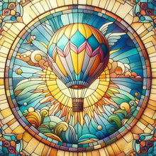Load image into Gallery viewer, Diamond Painting - Full Square - Transportation yellow hot air balloon (40*40CM)