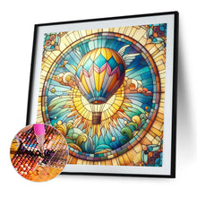Load image into Gallery viewer, Diamond Painting - Full Square - Transportation yellow hot air balloon (40*40CM)