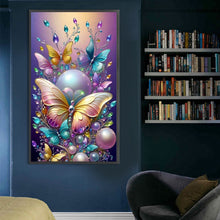 Load image into Gallery viewer, AB Diamond Painting - Full Round - Jewelry butterfly (40*70CM)