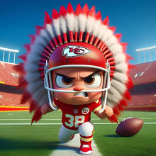 Load image into Gallery viewer, Diamond Painting - Full Round - Kansas City Chiefs (45*45CM)