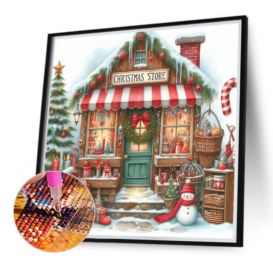 Diamond Painting - Full Round - Christmas cozy cottage (40*40CM)