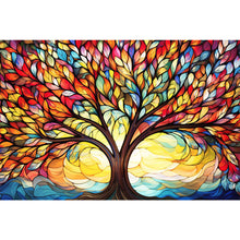 Load image into Gallery viewer, AB Diamond Painting - Full Round - Colorful Tree of Life at Sunrise (60*40CM)