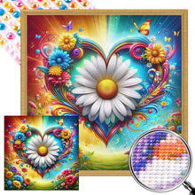 Load image into Gallery viewer, AB Diamond Painting - Full Round - Colorful Love Flowers (40*40CM)