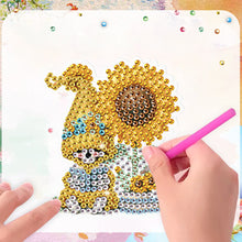 Load image into Gallery viewer, 6Pcs Sunflower Skeleton Diamond Art Fridge Magnet for Fridge Whiteboards