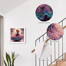 Load image into Gallery viewer, Diamond Painting - Partial Special Shaped - Beautiful skirt girl (30*30CM)