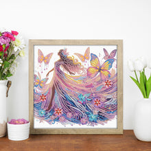 Load image into Gallery viewer, Diamond Painting - Partial Special Shaped - Beautiful skirt girl (30*30CM)