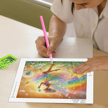 Load image into Gallery viewer, Diamond Painting - Partial Special Shaped - Beautiful skirt girl (30*30CM)
