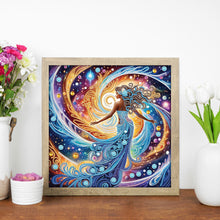 Load image into Gallery viewer, Diamond Painting - Partial Special Shaped - Beautiful skirt girl (30*30CM)