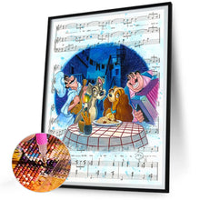 Load image into Gallery viewer, Diamond Painting - Full Round - lady and the tramp (30*40CM)