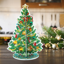 Load image into Gallery viewer, Special Shaped Christmas Tree Diamond Painting Tabletop Ornaments Kit (C)