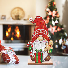 Load image into Gallery viewer, Wooden Special Shaped Cute Gnome 5D DIY Diamond Art Tabletop Decor Bedroom Decor