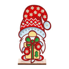 Load image into Gallery viewer, Wooden Special Shaped Cute Gnome 5D DIY Diamond Art Tabletop Decor Bedroom Decor