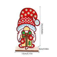 Load image into Gallery viewer, Wooden Special Shaped Cute Gnome 5D DIY Diamond Art Tabletop Decor Bedroom Decor