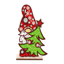 Load image into Gallery viewer, Wooden Special Shaped Cute Gnome 5D DIY Diamond Art Tabletop Decor Bedroom Decor