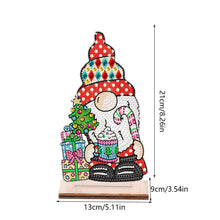 Load image into Gallery viewer, Wooden Special Shaped Cute Gnome 5D DIY Diamond Art Tabletop Decor Bedroom Decor