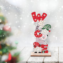 Load image into Gallery viewer, Wooden Special Shaped Cute Gnome 5D DIY Diamond Art Tabletop Decor Bedroom Decor