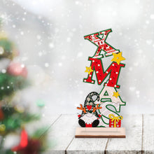 Load image into Gallery viewer, Wooden Special Shaped Cute Gnome 5D DIY Diamond Art Tabletop Decor Bedroom Decor