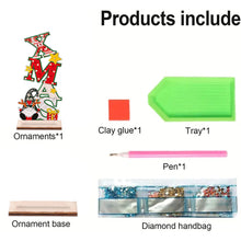 Load image into Gallery viewer, Wooden Special Shaped Cute Gnome 5D DIY Diamond Art Tabletop Decor Bedroom Decor