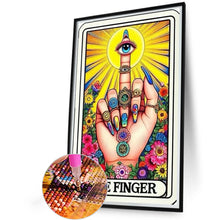 Load image into Gallery viewer, Diamond Painting - Full Round - Abstract Tarot Cards in Hands (40*60CM)