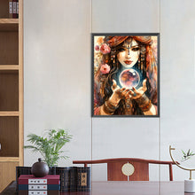 Load image into Gallery viewer, Diamond Painting - Full Round - Gypsy Card Girl (40*50CM)