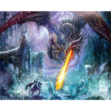 Load image into Gallery viewer, AB Diamond Painting - Full Square - Dragon slayer (50*40CM)