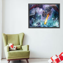 Load image into Gallery viewer, AB Diamond Painting - Full Square - Dragon slayer (50*40CM)
