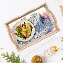 Load image into Gallery viewer, Christmas Diamond Painting Wooden Serving Tray Home Decoration (Blue Elk)