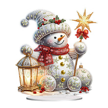 Load image into Gallery viewer, Christmas Snowman Diamond Painting Desktop Ornaments Kit Bedroom Table Decor