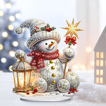 Load image into Gallery viewer, Christmas Snowman Diamond Painting Desktop Ornaments Kit Bedroom Table Decor