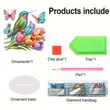 Load image into Gallery viewer, Acrylic Flowers Bird 5D DIY Diamond Art Tabletop Decorations Bedroom Table Decor