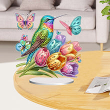 Load image into Gallery viewer, Acrylic Flowers Bird 5D DIY Diamond Art Tabletop Decorations Bedroom Table Decor