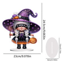 Load image into Gallery viewer, Acrylic Halloween Gnome Desktop Diamond Art Kits Diamond Painting Desktop Decors