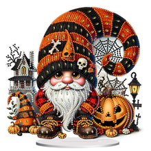 Load image into Gallery viewer, Acrylic Halloween Gnome Desktop Diamond Art Kits Diamond Painting Desktop Decors