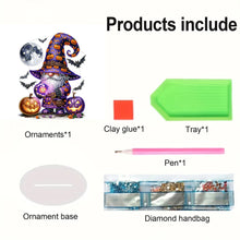 Load image into Gallery viewer, Acrylic Halloween Gnome Desktop Diamond Art Kits Diamond Painting Desktop Decors