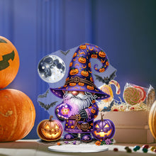 Load image into Gallery viewer, Acrylic Halloween Gnome Desktop Diamond Art Kits Diamond Painting Desktop Decors