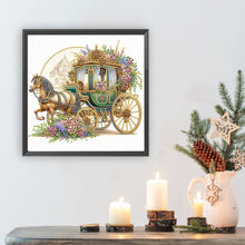 Load image into Gallery viewer, Diamond Painting - Partial Special Shaped - carriage flower (30*30CM)
