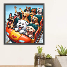 Load image into Gallery viewer, Diamond Painting - Full Round - Roller Coaster Puppy (30*30CM)