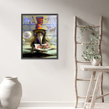 Load image into Gallery viewer, AB Diamond Painting - Full Round - Bird with Playing Cards (40*50CM)