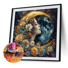 Load image into Gallery viewer, AB Diamond Painting - Full Round - Goddess of Flowers and Moon (40*40CM)