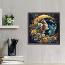 Load image into Gallery viewer, AB Diamond Painting - Full Round - Goddess of Flowers and Moon (40*40CM)